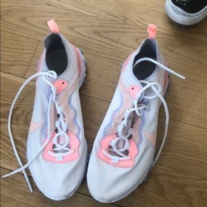 REACT ELEMENT 55 SNEAKER IN PINK, CORAL & PURPLE